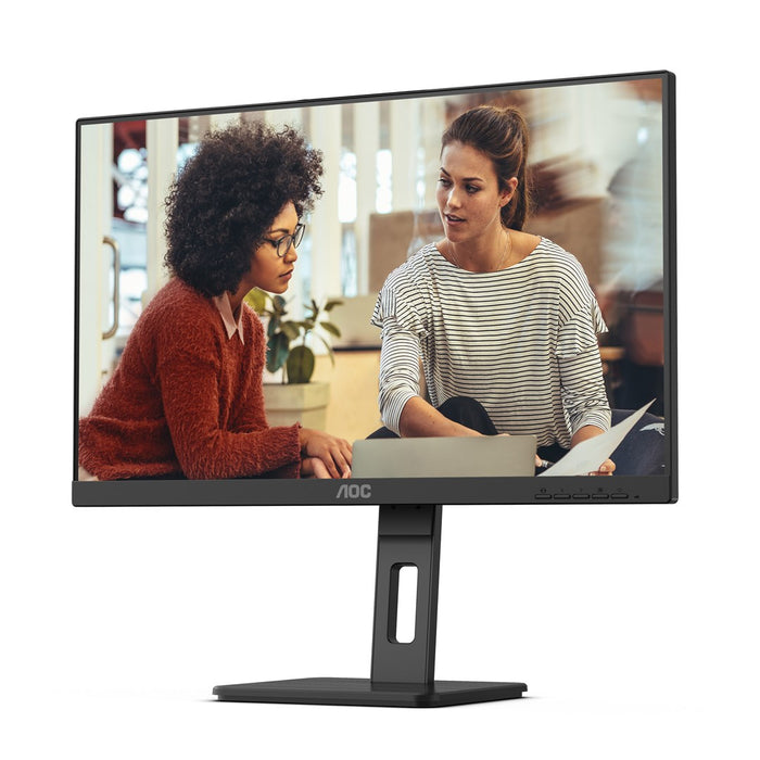 AOC 24E3QAF, 23.8" IPS WLED, 1920x1080@75Hz, 4ms GtG, 300cd m/2, 1000:1, 20M:1 DCR, Adaptive Sync, FlickerFree, Low Blue Light, 2Wx2, Tilt, Height Adjust, Pivot, Swivel, D-SUB, HDMI, DP