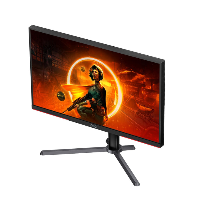 AOC Q27G3XMN/BK, 27" VA Backlight type MiniLED, 2560x1440@180Hz, 1ms GtG, 1000cd/m2, 3000:1, DCR 80M:1, Adaptive Sync, FlickerFree, Low Blue Light, Tilt, Height Adjust, Pivot, Swivel, 2xHDMI, DP