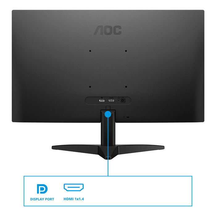 AOC 24B36X, 23.8" IPS WLED, 1920x1080@144Hz, 4ms GtG, 0.5ms MPRT, 300cd m/2, 1500:1, DCR 20M:1, Adaptive Sync, FlickerFree, Low Blue Light, Tilt, HDMI, DP
