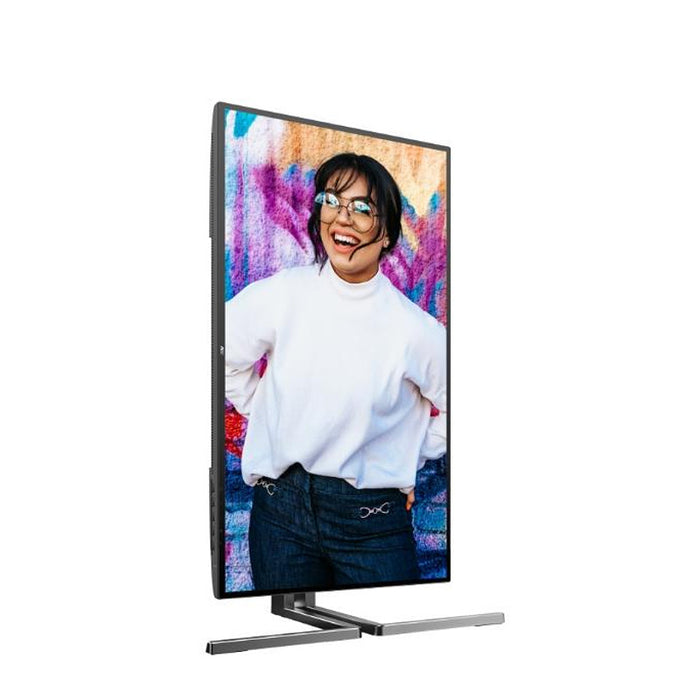 AOC U27U3CV, 27" Nano IPS WLED, 3840x2160@60Hz, 4ms GtG, 400cd m/2, 1300:1, 50M:1 DCR, Adaptive Sync, FlickerFree, Low Blue Light, 3Wx2, Tilt, Height Adjust, Pivot, Swivel, 2xHDMI, DP, USB hub