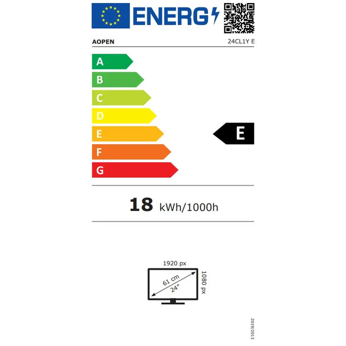 Aopen powered by Acer 24CL1YEbmix 23.8’’ IPS FHD (1920x1080) LED 250nit 1ms TVR ZeroFrame 100Hz FreeSync sRGB 99%