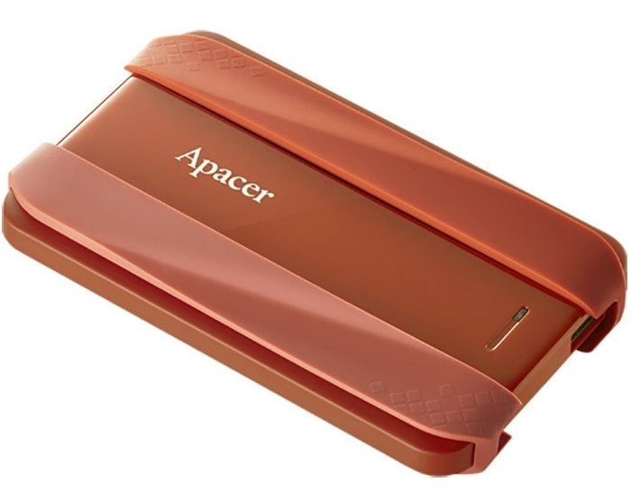 Apacer AC533, 2TB 2.5" SATA HDD USB 3.2 Portable Hard Drive Plastic / Rubber Garnet red