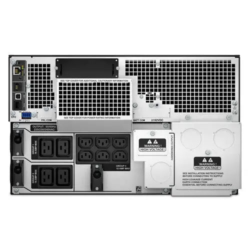 APC Smart-UPS On-Line SRT8KRMXLI - 8kW/VA 6x C13 + 4x C19 + hardwire 1phase output rack mountable Embedded NMC - Online