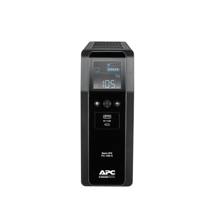 APC Back UPS Pro BR 1200VA, Sinewave, 8 Outlets, AVR, LCD interface