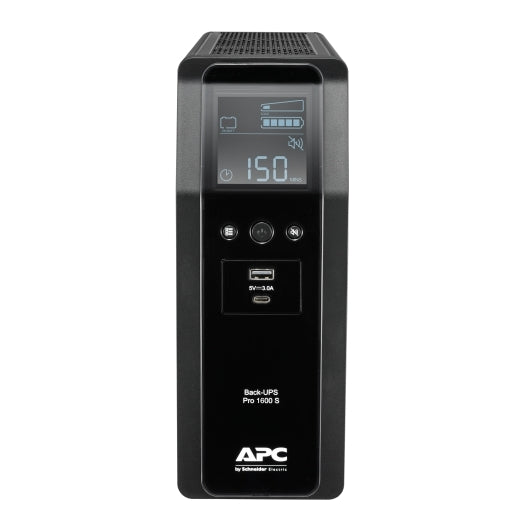 APC Back UPS Pro BR 1600VA, 230V, Sinewave, 8 Outlets, AVR, LCD interface
