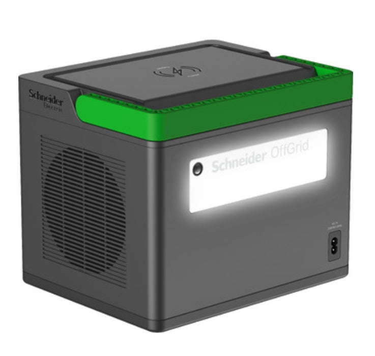 Schneider OffGrid Portable Power Station 730, 738Wh Lithium-ion, 2 Schuko, Sinewave + Schneider OffGrid Portable Solar Panel, 100W