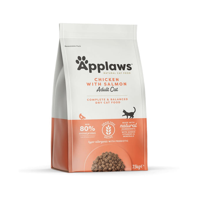 APPLAWS Chicken with salmon - dry cat food - 7,5kg