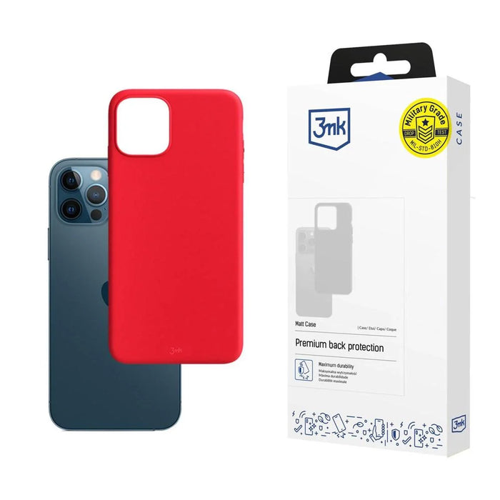 Apple iPhone 12/12 Pro - 3mk Matt Case strawberry - Cell phone cases and covers<<<HurtelXML