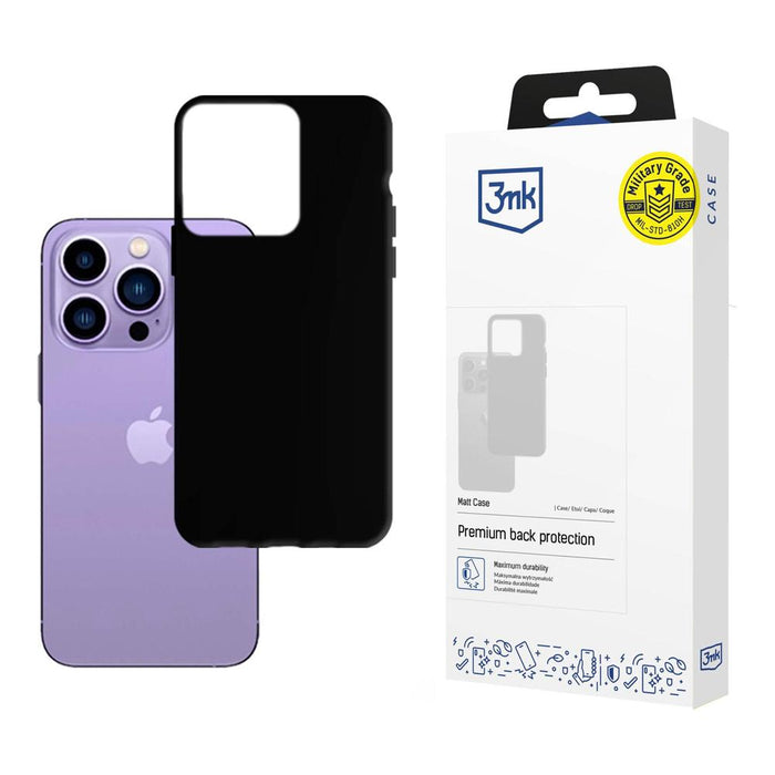 Apple iPhone 14 Pro Max - 3mk Matt Case black - *Kategoria tymczasowa<<<HurtelXML