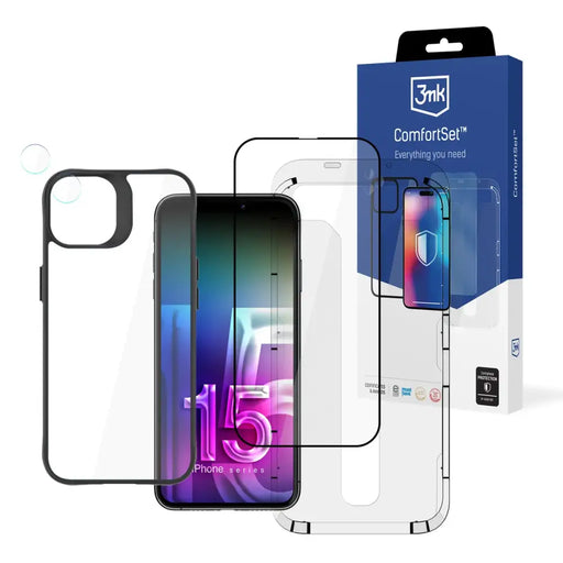Apple iPhone 15 - 3mk Comfort Set 4 in 1 - Other cell phone equipment<<<HurtelXML