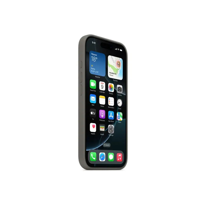 Apple iPhone 16 Pro Silicone Case with MagSafe - Stone Gray - Accessories<<<APPLE iPhone<<<APPLE<<<PolyComp