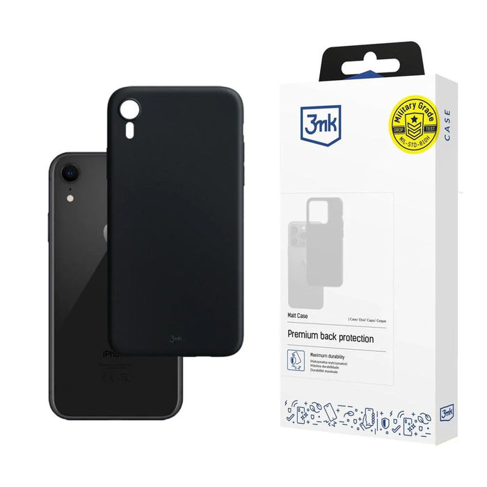 Apple iPhone Xr - 3mk Matt Case black - Cell phone cases and covers<<<HurtelXML