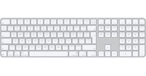 Apple Magic Keyboard (2024) w Touch ID and Numeric Keypad - International English - White Keys - Accessories<<<APPLE