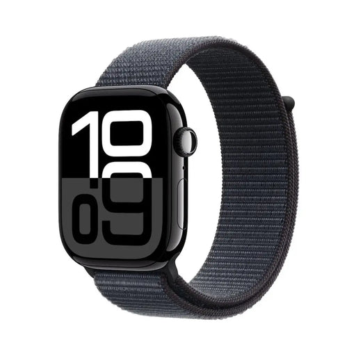 Apple Watch S10 Cellular 42mm Jet Black Alu Case with Ink Sport Loop - Watch<<<APPLE Watch<<<APPLE<<<PolyComp&&&Смарт