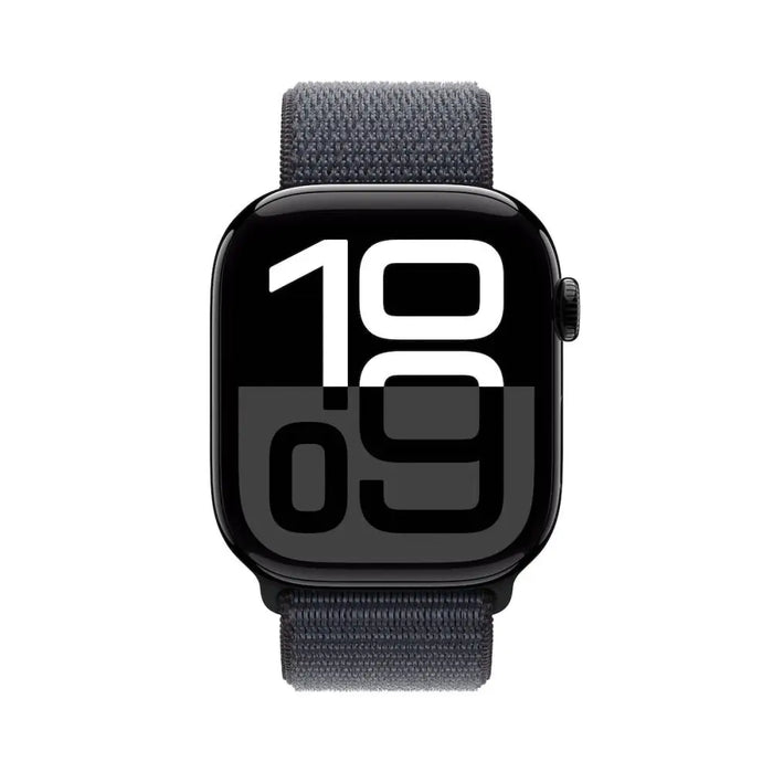 Apple Watch S10 Cellular 42mm Jet Black Alu Case with Ink Sport Loop - Watch<<<APPLE Watch<<<APPLE<<<PolyComp&&&Смарт