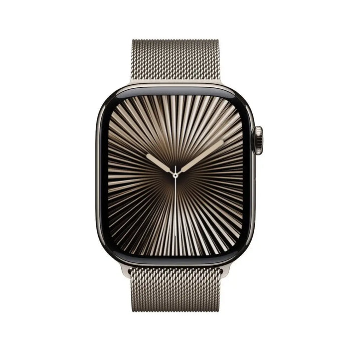 APPLE Watch S10 Cellular 42mm Natural Titanium Case with Natural Milanese Loop - Смарт часовници<<<Преносими