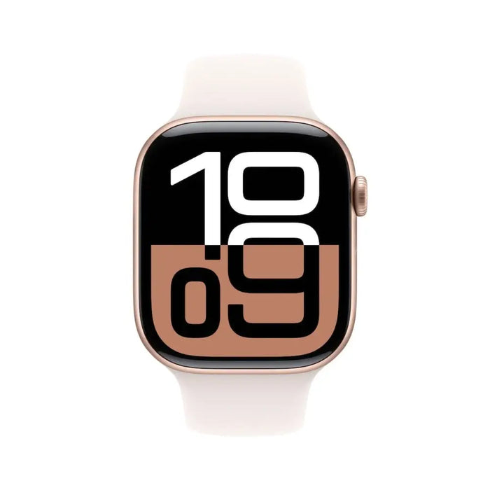 APPLE Watch S10 Cellular 46mm Rose Gold Alu Case with Light Blush Sport Band SM - Смарт часовници<<<Преносими
