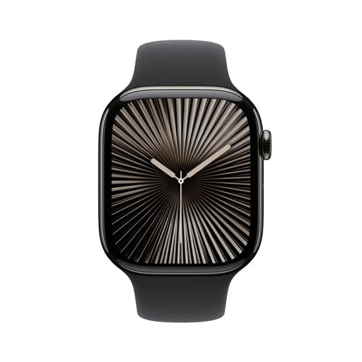 APPLE Watch S10 Cellular 46mm Slate Titanium Case with Black Sport Band SM - Смарт часовници<<<Преносими