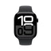 Apple Watch S10 GPS 46mm Jet Black Alu Case with Black Sport Band - M/L - Watch<<<APPLE