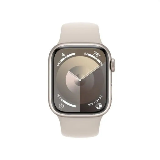 APPLE Watch S9 GPS 41mm Starlight Alu Case w Starlight Sport Band S/M - Смарт часовници<<<Преносими