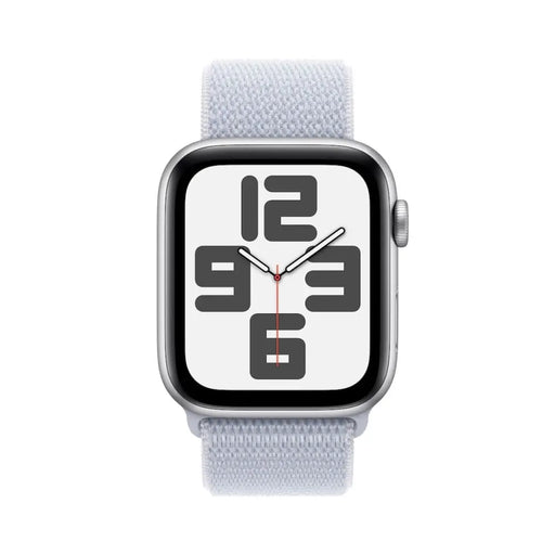 APPLE Watch SE2 v3 GPS 40mm Silver Alu Case with Blue Cloud Sport Loop - Смарт часовници<<<Преносими