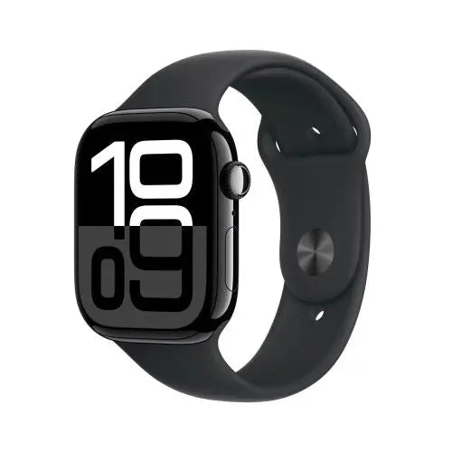 Apple Watch Series 10 GPS 42mm Jet Black Alu Case Midnight Black Sport Band M/L EU MWWF3 - Smart