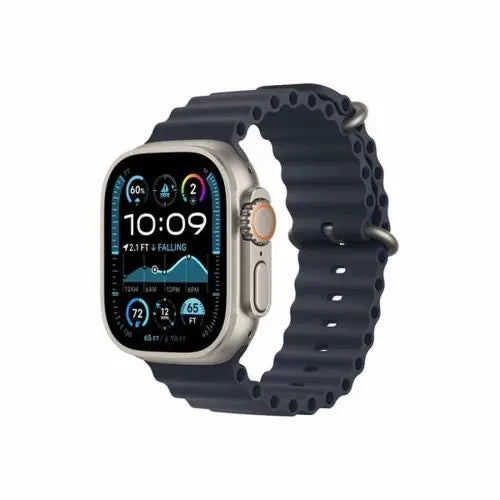 Apple Watch Ultra 2 GPS + Cellular 49mm Titanium Case with Navy Ocean Band EU MX4D3