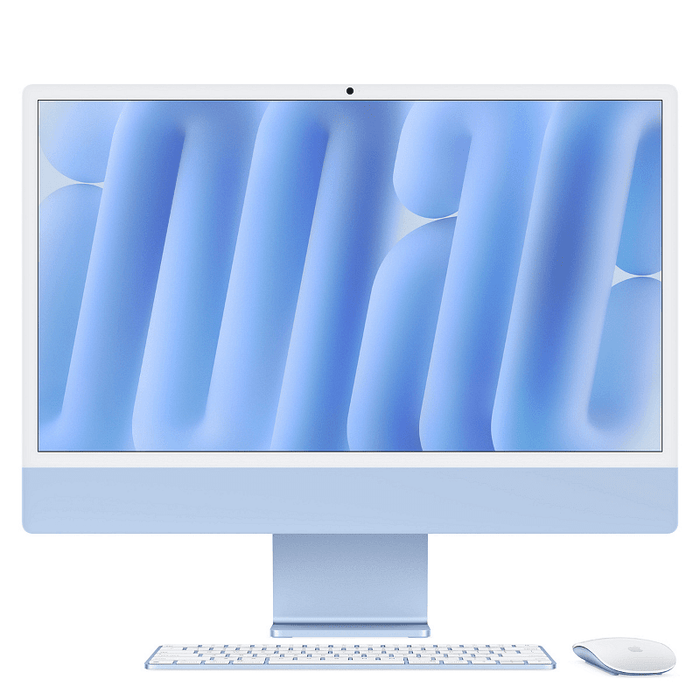 APPLE 24inch iMac with Retina 4.5K display: M4 chip with 10-core CPU and 10-core GPU 16GB 256GB SSD Blue