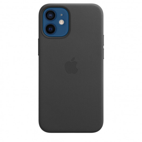 Case Apple iPhone 12 mini Leather Case Black mhka3