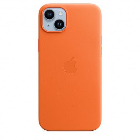 Case Apple iPhone 14 Plus Leather Orange mppf3
