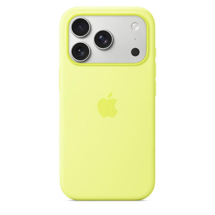 Apple iPhone 17 Pro Silicone MagSafe Case – Neon Yellow mgff4