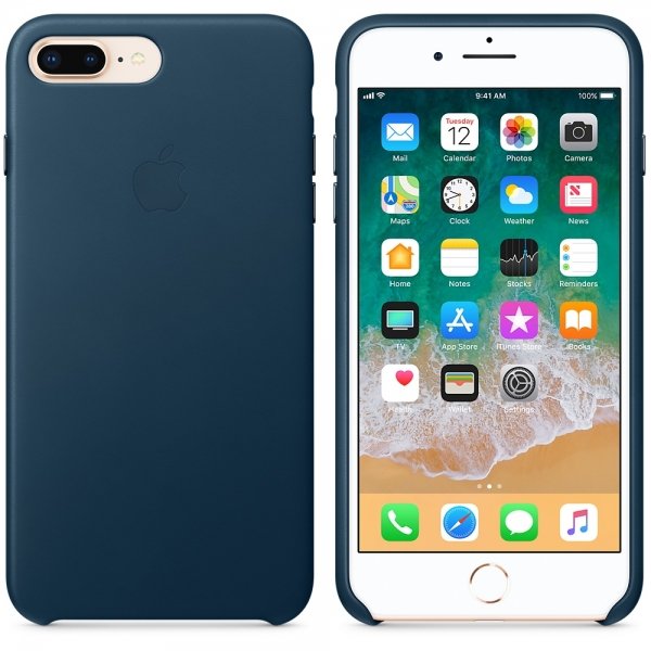 Case Apple IPHONE PLUS 8/7 LEATHER CASE - COSMOS BLUE MQHR2