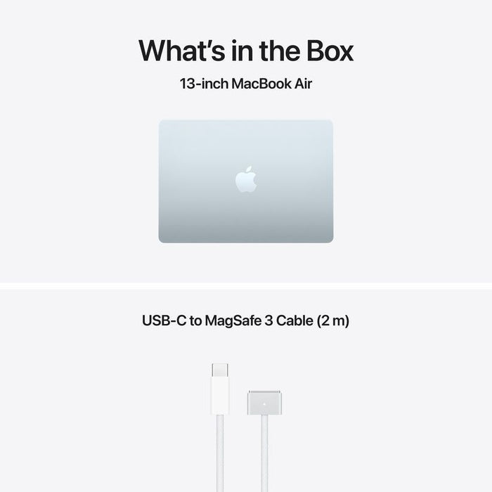 Laptop Apple MacBook Air 13" M5 512GB Sky Blue mdhh4 , 13.60 , 16 , 512 , Apple M5 , Apple M5 10 Core , Apple M5 8 Core GPU , Mac OS