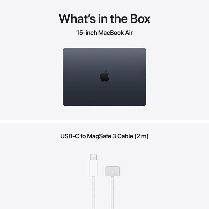 Laptop Apple MacBook Air 15" M5 512GB Midnight mdvh4 , 15.30 , 16 , 512 , Apple M5 , Apple M5 10 Core , Apple M5 10 Core GPU , Mac OS