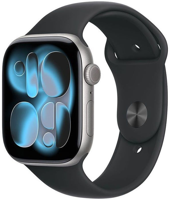 Smart watch Apple Watch 11 42mm Space Grey/Black Band S/M meqw4 , 1.80 , 64 , Apple S10 , Apple S10 SiP 64-bit Dual Core