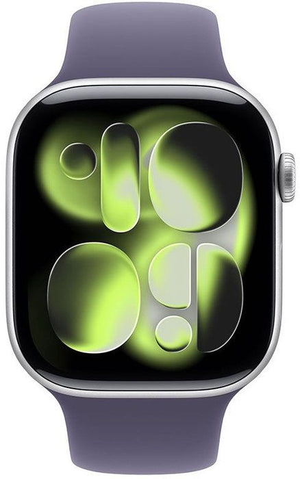 Smart watch Apple Watch 11 42mm Silver/Purple Band M/L meu74 , 1.80 , 64 , Apple S10 , Apple S10 SiP 64-bit Dual Core