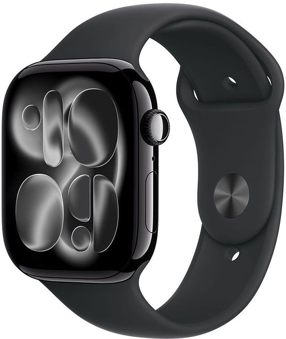 Smart watch Apple Watch 11 46mm Jet Black/Black Band S/M meuw4 , 2.00 , 64 , Apple S10 , Apple S10 SiP 64-bit Dual Core