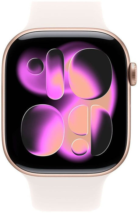 Smart watch Apple Watch 11 46mm Rose Gold/Light Band M/L mev74 , 2.00 , 64 , Apple S10 , Apple S10 SiP 64-bit Dual Core