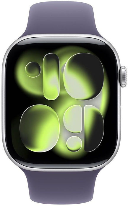 Smart watch Apple Watch 11 46mm Silver/Purple Band M/L meva4 , 2.00 , 64 , Apple S10 , Apple S10 SiP 64-bit Dual Core