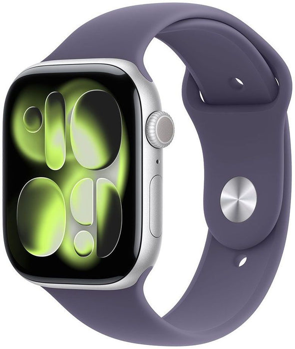 Smart watch Apple Watch 11 46mm Silver/Purple Band M/L meva4 , 2.00 , 64 , Apple S10 , Apple S10 SiP 64-bit Dual Core