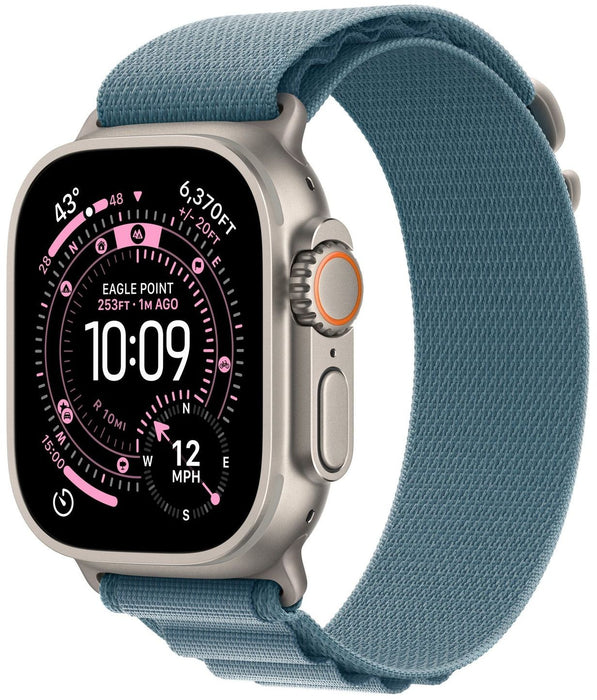 Smart watch Apple Watch Ultra 3 49mm Nat/Blue Alpine Loop M mewm4 , 1.98