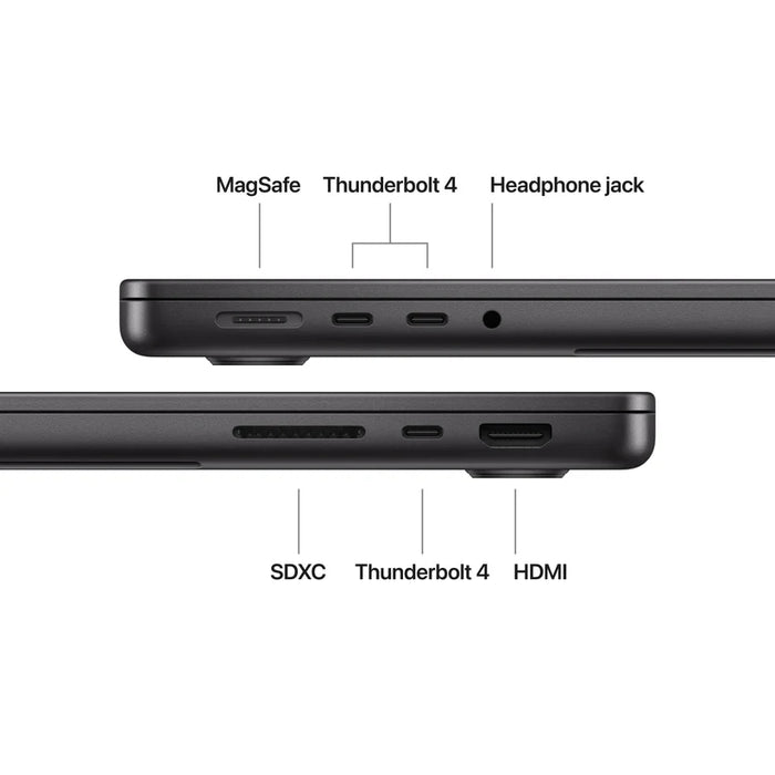 Apple 14-inch MacBook Pro: Apple M5 chip with 10-core CPU and 10-core GPU, 24GB, 1TB SSD - Space Black