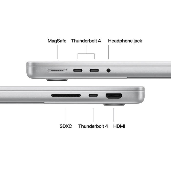 Apple 14-inch MacBook Pro: Apple M5 chip with 10-core CPU and 10-core GPU, 16GB, 1TB SSD - Silver
