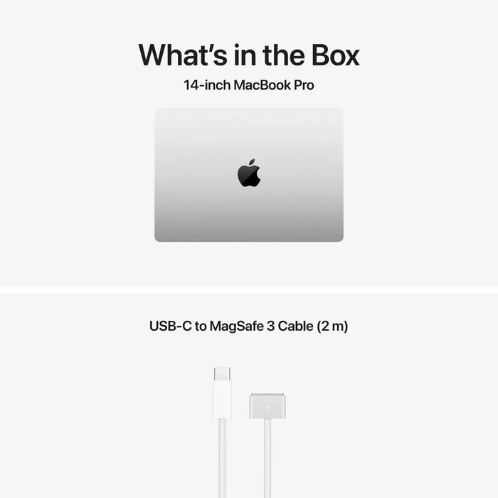 Apple 14-inch MacBook Pro: Apple M5 chip with 10-core CPU and 10-core GPU, 16GB, 1TB SSD - Silver