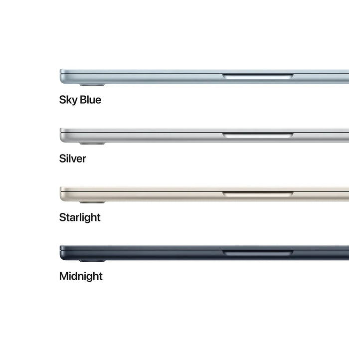 Apple MacBook Air 13.6: Apple M5 chip with 10-core CPU and 10-core GPU, 24GB, 1TB SSD - Sky Blue