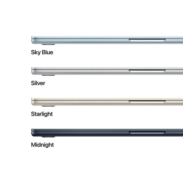 Apple MacBook Air 15.3: Apple M5 chip with 10-core CPU and 10-core GPU, 16GB, 512GB SSD - Sky Blue