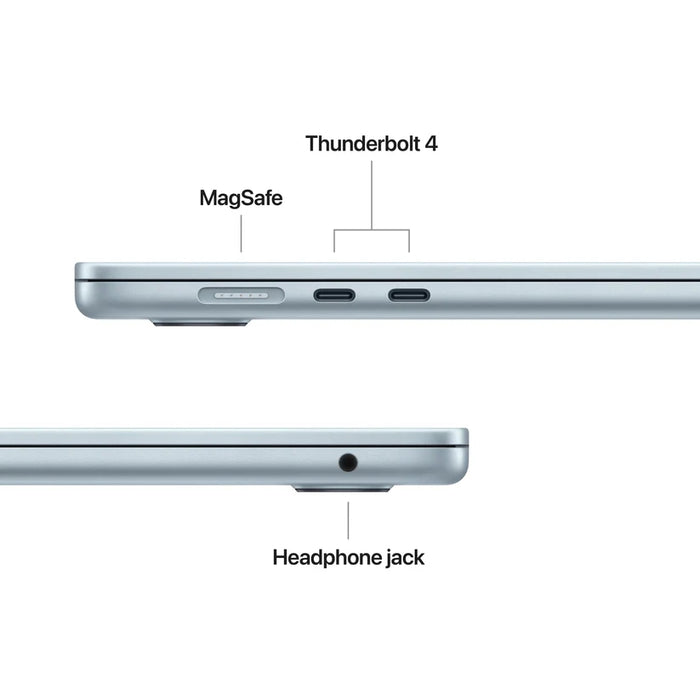 Apple MacBook Air 15.3: Apple M5 chip with 10-core CPU and 10-core GPU, 16GB, 512GB SSD - Sky Blue