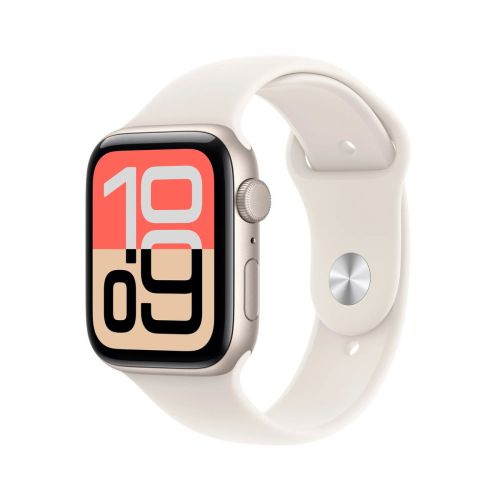 Apple Watch SE 3 (2025) GPS 40mm Starlight Alu Case, Starlight Sport Strap M/L EU MEH54