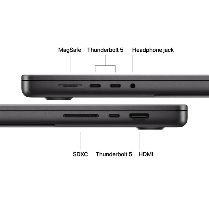 Apple 16-inch MacBook Pro: Apple M5 Max chip with 18-core CPU and 40-core GPU, 48GB, 2TB SSD - Space Black