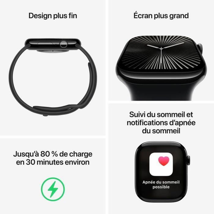 Smartwatch Apple Series 10 GPS 46 mm Black